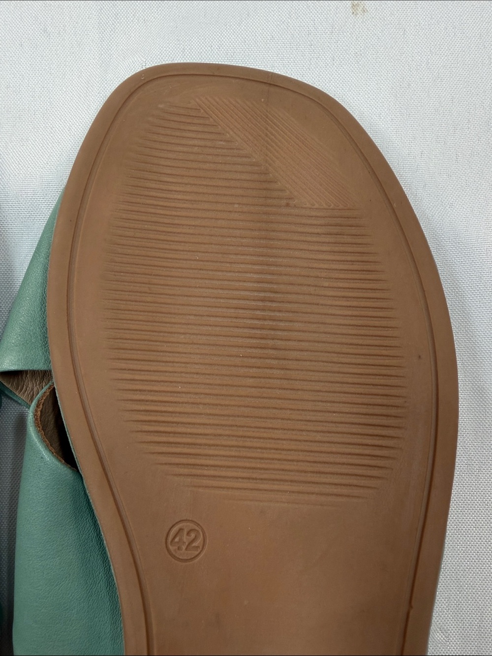 Bueno Elwood Sandals Women’s 11 EU 42 Seafoam Green Leather Slingback - Picture 7 of 9